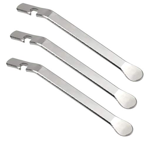 Jinlaili 3PCS Palancas de Neumáticos para Bicicletas, Palancas Neumatico Bicicleta Acero, Herramienta de Metal Palanca, Palanca Motocicleta De La Bicicleta para Reparación de Neumáticos de Bicicleta Jinlaili 3PCS Palancas de Neumáticos para Bicicletas, Palancas Neumatico Bicicleta Acero, Herramienta de Metal Palanca, Palanca Motocicleta De La Bicicleta para Reparación de Neumáticos de Bicicleta
