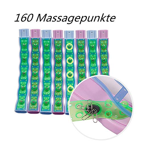 JINQI 108Cm Adult Fitness Hula Hoop Yoga Aro Magnético 8 Segmentos Anillo De Ejercicio Desmontable Círculo para Principiantes Equipo De Ejercicio para Adelgazar (con Almohadilla Lumbar) JINQI 108Cm Adult Fitness Hula Hoop Yoga Aro Magnético 8 Segmentos Anillo De Ejercicio Desmontable Círculo para Principiantes Equipo De Ejercicio para Adelgazar (con Almohadilla Lumbar)