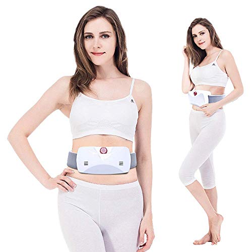 JINQI Vibración Entrenadores Estimulador Cinturón De Tonificación Muscular con Programas De Velocidad Infinitamente Variable Masajeador Corporal para Músculo Abdominal