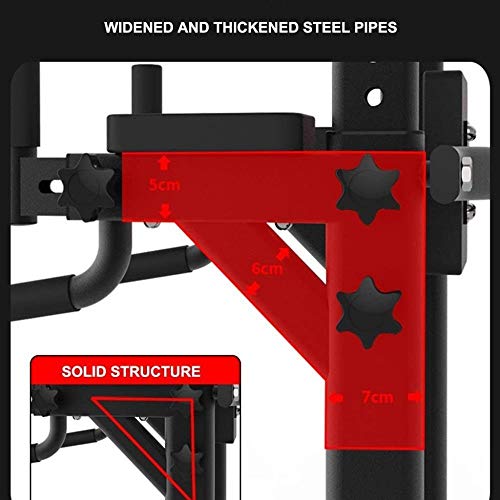 JISHIYU Aptitud Pull-up Equipo de Cubierta Equipo multifunción de Barras horizontales Equipo Deportivo Muscular del cojinete 661Lbs