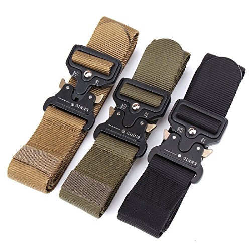 Jiyaru Tactical Rigger Cinturon Ajustable Correas Rappel Batalla Equipo Militar Pesado Banda ejercito verde