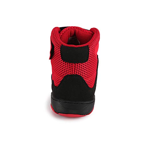 JJK Lucha Botas, Transpirable Boxeo Zapatos Antideslizantes Zapatos De Boxeo Botas De Goma De Entrenamiento Único para Hombres Mujeres Niños Niños Y Niñas,45