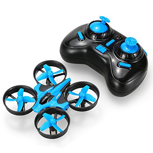 JJRC Mini Quadcopter Drone con mando a distancia para principiantes (H36) para unisex-niños Azul