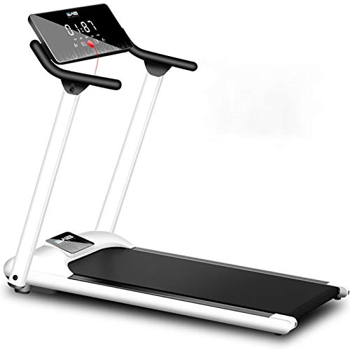 JJSFJH Caminadora eléctrica Plegable, Corta Correr Correr máquina de Fitness con Pantalla LCD for Home Fitness