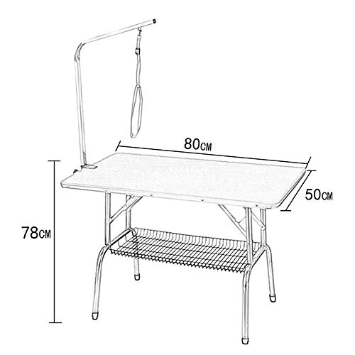 JJSFJH Mesa de Aseo de Aseo de Mascotas Comando Tabla preparación del Animal doméstico del hogar Tabla Perro pequeño Gato del Perro casero Plegable for Gatos pequeños Perros