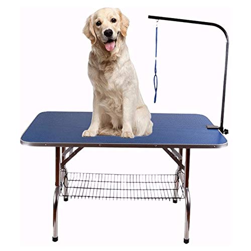 JJSFJH Mesa de Aseo de Aseo de Mascotas Comando Tabla preparación del Animal doméstico del hogar Tabla Perro pequeño Gato del Perro casero Plegable for Gatos pequeños Perros