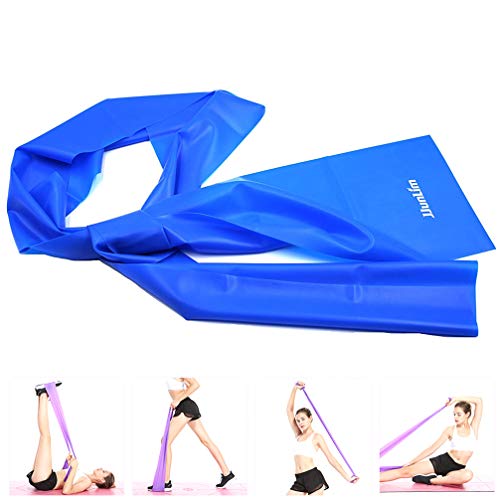 JJunLiM 1.5 Metres Latex Fitness Resistance Bands Elastic Stretch Bands Exercise Training Band Best for Pilates Yoga, Home Gym Crossfit Workout or Physical Therapy (1.5m Blue)