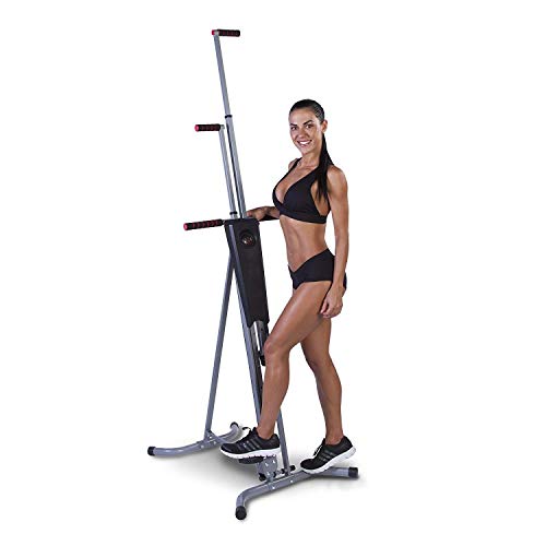 JKLL Máquina trepadora Fitness Stepper Climber Equipo de Ejercicio Escalador Vertical para Gimnasio en casa Ejercicio Stepper Cardio Sistema de Escalada