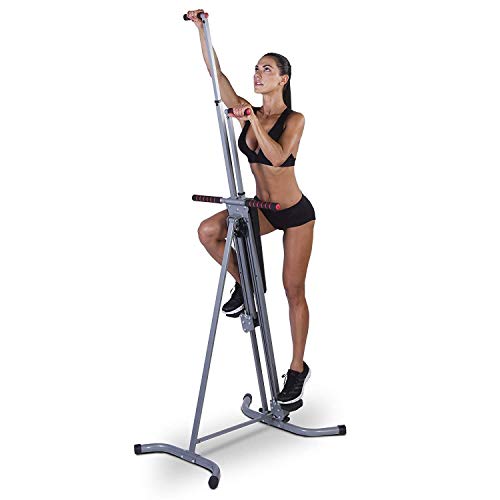 JKLL Máquina trepadora Fitness Stepper Climber Equipo de Ejercicio Escalador Vertical para Gimnasio en casa Ejercicio Stepper Cardio Sistema de Escalada