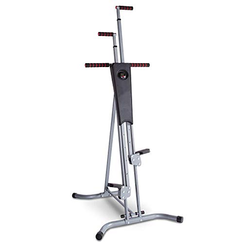 JKLL Máquina trepadora Fitness Stepper Climber Equipo de Ejercicio Escalador Vertical para Gimnasio en casa Ejercicio Stepper Cardio Sistema de Escalada