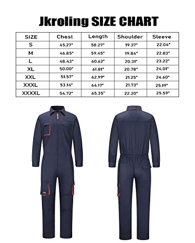 Jkroling Pantalones con Peto de Trabajo para Hombre, Ropa de Trabajo Mono de Trabajo, Resistente al Aceite para Mecánicos, para jardín y Garaje, para Mantener Limpio (XXXL, Negro) Jkroling Pantalones con Peto de Trabajo para Hombre, Ropa de Trabajo Mono de Trabajo, Resistente al Aceite para Mecánicos, para jardín y Garaje, para Mantener Limpio (XXXL, Negro)