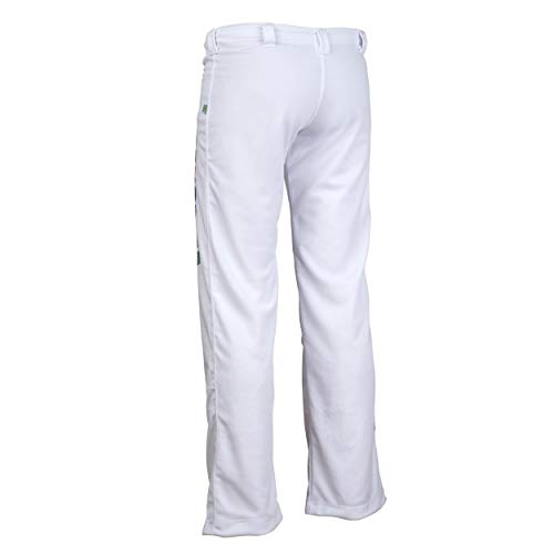 Jl Deporte Auténtico Capoeira Los Hombres Brasileños Artes Marciales Pantalones ('Capoeira' Imprimir Junto A La Pierna) - M Jl Deporte Auténtico Capoeira Los Hombres Brasileños Artes Marciales Pantalones ('Capoeira' Imprimir Junto A La Pierna) - M