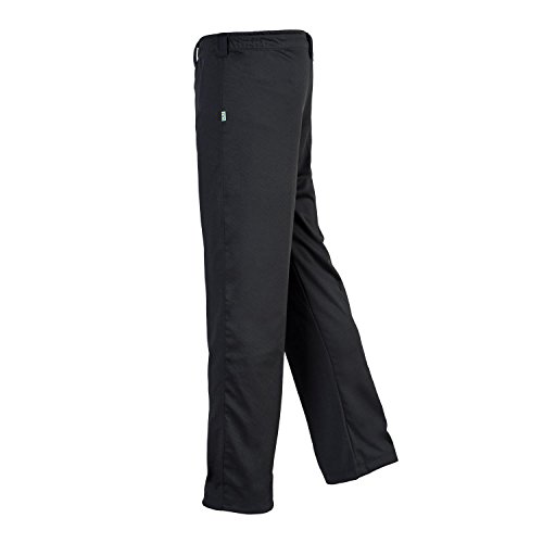 JL Sport Pantalones Auténticos Brasileños Capoeira Artes Marciales para Hombres (Negro) - XL