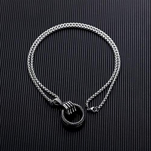 J.May Joyería para Hombre Colgante De Acero Inoxidable Collar Hombre Mano De Hueso DiseñO,con Cadena De Plata Cubana. J.May Joyería para Hombre Colgante De Acero Inoxidable Collar Hombre Mano De Hueso DiseñO,con Cadena De Plata Cubana.
