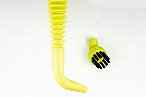 Jocca 3050 Limpiador a Vapor, 5 accesorios, 1000 W, plastico, Blanco y amarillo