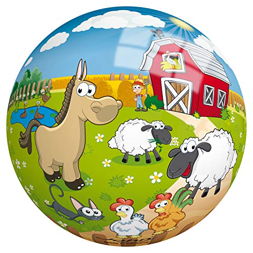 John 50299 - Bola de Colores (9 Pulgadas), diseño de Granja John 50299 - Bola de Colores (9 Pulgadas), diseño de Granja