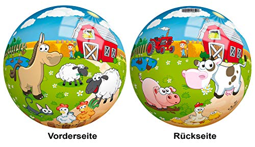 John 50299 - Bola de Colores (9 Pulgadas), diseño de Granja John 50299 - Bola de Colores (9 Pulgadas), diseño de Granja