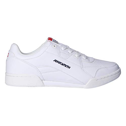 JOHN SMITH Zap.J.Smith CASIUS 20V Blanco, Zapatillas de Deporte para Hombre, 45 EU