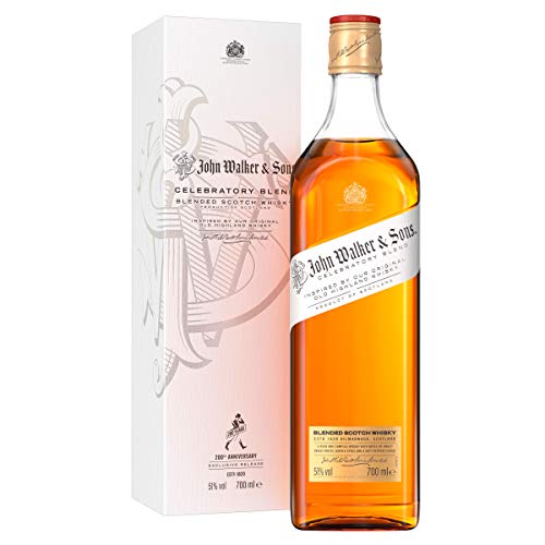 John Walker & Sons 200th Anniversary Celebratory Blend Limited Edition, Blended Scotch Whisky, con caja de regalo - 700 ml