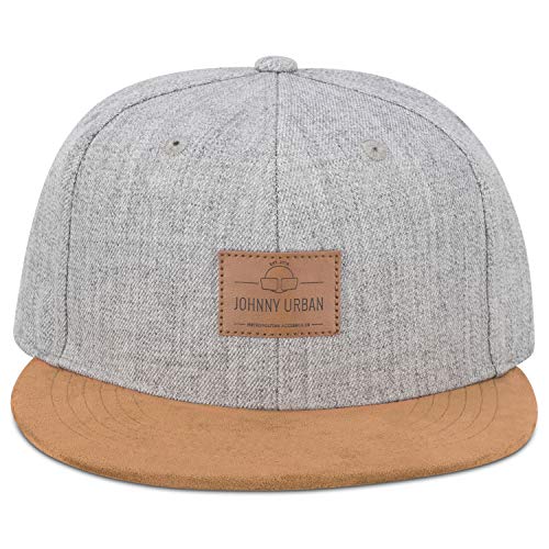 Johnny Urban Gorra para Hombre y Mujer Gris/Marrón Dean Gorro Hecho Elegante Gorras de Baseball Ajustable y con Logo Chapado - Talla Única Unisex Gorros de Trucker