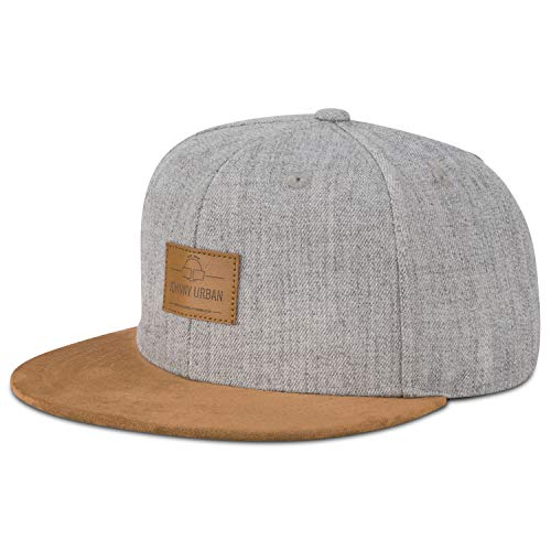 Johnny Urban Gorra para Hombre y Mujer Gris/Marrón Dean Gorro Hecho Elegante Gorras de Baseball Ajustable y con Logo Chapado - Talla Única Unisex Gorros de Trucker