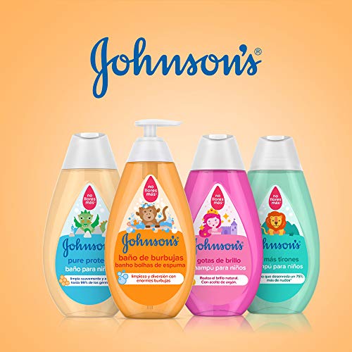 Johnson's Baby Baño de Burbujas para niños, formulado para la piel delicada de los bebés - 3 x 750 ml