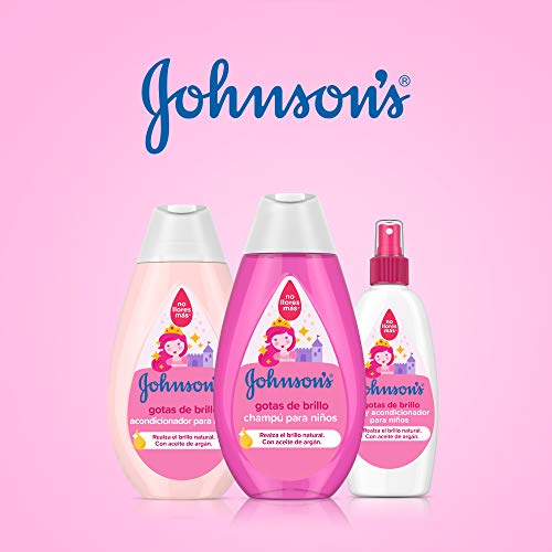 Johnson's Baby Gotas de Brillo Champú para Niños, Cabellos más Brillantes, Suaves y Sedosos - 500 ml