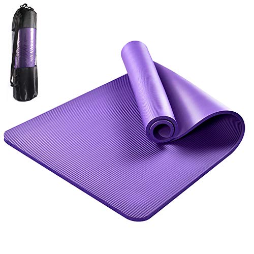 jojobnj Esterilla yoga, Esterilla de Fitness TPE Antideslizante ecológica, esterilla de yoga fitness masculina y femenina, ejercicio de Pilates, 180 x 60 x 0,6 cm, fácil de llevar