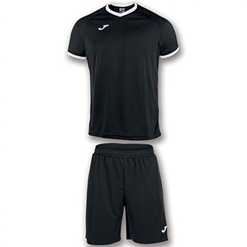 Joma Academy Set Equipacion M/Corta, Hombre, Negro/Blanco, S