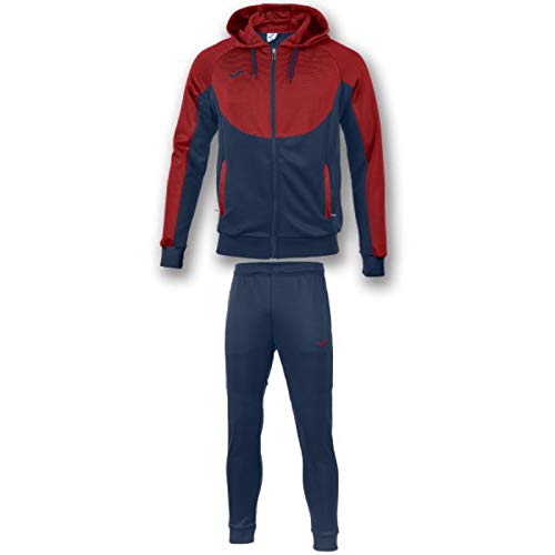 Joma Chandal Capucha Essential - Chándal, Hombre, Multicolor(Marino-Amarillo) Joma Chandal Capucha Essential - Chándal, Hombre, Multicolor(Marino-Amarillo)