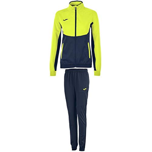 Joma Chandal Essential Micro - Chándal, Mujer, Multicolor(Marino-Amarillo)