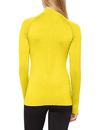 Joma Classic Camiseta térmica de Manga Larga, Hombres, Amarillo, 8-10 años