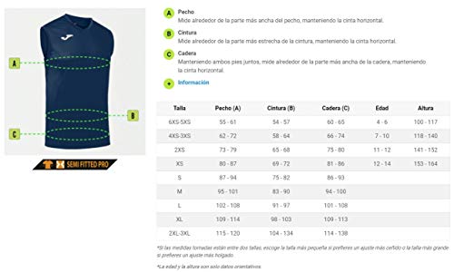 Joma Combi Camiseta, Hombres, Amarillo, L Joma Combi Camiseta, Hombres, Amarillo, L