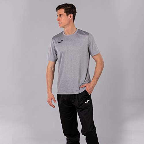 Joma Combi Camiseta Manga Corta, Hombre, Gris (Melange Claro), M Joma Combi Camiseta Manga Corta, Hombre, Gris (Melange Claro), M