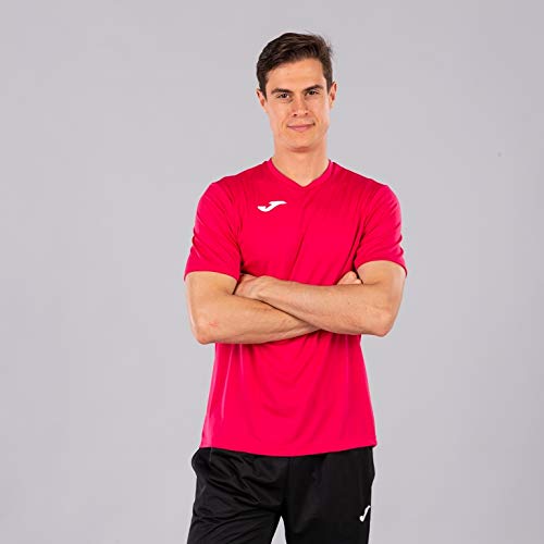 Joma Combi Camiseta Manga Corta, Hombre, Rosa (Fucsia), L Joma Combi Camiseta Manga Corta, Hombre, Rosa (Fucsia), L