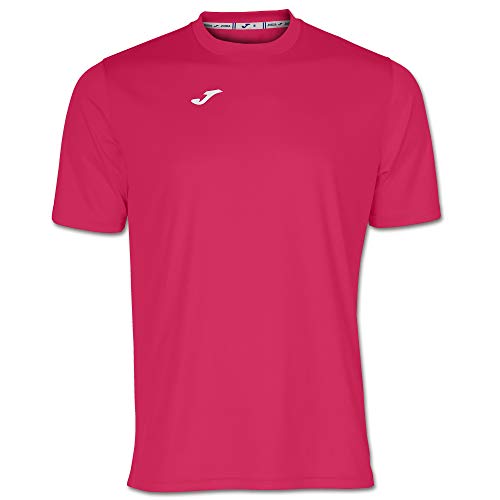 Joma Combi Camiseta Manga Corta, Hombre, Rosa (Fucsia), L