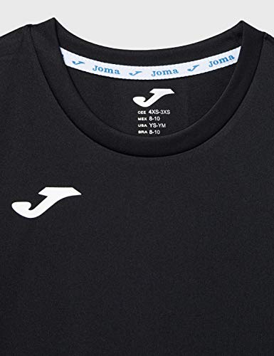 Joma Combi Camiseta Manga Corta, Hombres, Negro, 2XL/3XL