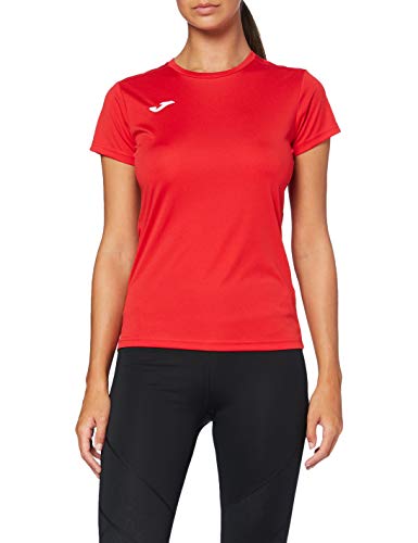 Joma Combi Woman M/C Camiseta Deportiva para Mujer de Manga Corta y Cuello Redondo, Rojo (Red), XL Joma Combi Woman M/C Camiseta Deportiva para Mujer de Manga Corta y Cuello Redondo, Rojo (Red), XL