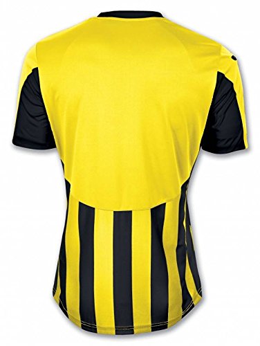 Joma Copa Camiseta de Equipación de Manga Corta, Hombres, Amarillo/Negro, L