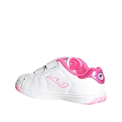 Joma Ginkana Jr, Zapatillas Unisex niño, Blanco (Blanco/Fucsia 710), 24 EU