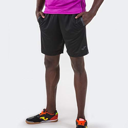 Joma Miami Bermuda Deporte de Tenis, Hombre, Negro, XL Joma Miami Bermuda Deporte de Tenis, Hombre, Negro, XL
