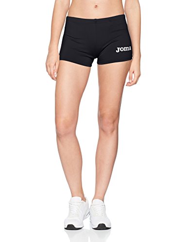 Joma PANTALÓN Corto Lycra Running Mujer Negro, Negro-31, 6-8