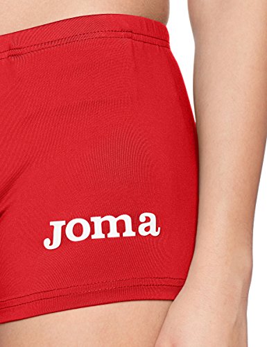 Joma PANTALÓN Corto Lycra Running Mujer Rojo, Rojo-31, L