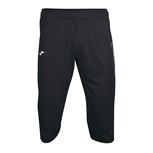 Joma Pantalon Pirata Vela Negro, Hombres, XL Joma Pantalon Pirata Vela Negro, Hombres, XL
