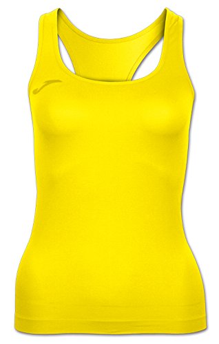 Joma Skin - Camiseta para Mujer, Color Amarillo, Talla M
