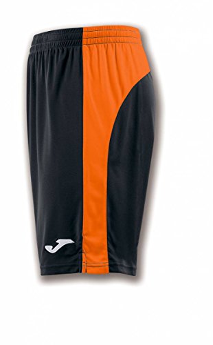 Joma Tokio II Pantalones Cortos, Hombre, Multicolor (Negro/Naranja), L