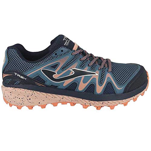 Joma Trek Lady, Zapatillas para Carreras de montaña Mujer, Azul-Rosa, 38 EU Joma Trek Lady, Zapatillas para Carreras de montaña Mujer, Azul-Rosa, 38 EU