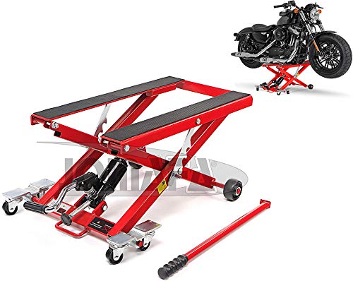 JOMAFA ELEVADOR HIDRAULICO MOTOS Y QUADS/ATV 500KG PLATAFORMA DE ELEVACION PARA MOTOCICLETAS