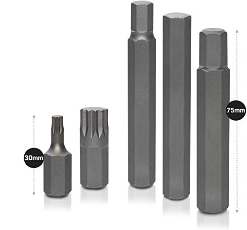 JOMAFA - JUEGO DE PUNTAS 40 PIEZAS TORX, XZN SPLINE Y ALLEN HEXAGONAL ACERO CR-V JOMAFA - JUEGO DE PUNTAS 40 PIEZAS TORX, XZN SPLINE Y ALLEN HEXAGONAL ACERO CR-V