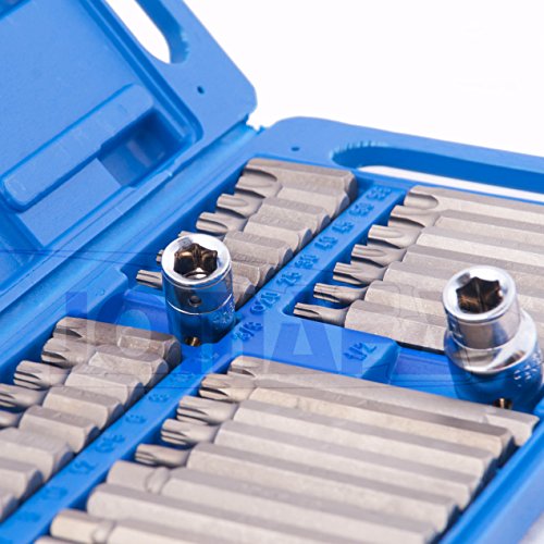 JOMAFA - JUEGO DE PUNTAS 40 PIEZAS TORX, XZN SPLINE Y ALLEN HEXAGONAL ACERO CR-V JOMAFA - JUEGO DE PUNTAS 40 PIEZAS TORX, XZN SPLINE Y ALLEN HEXAGONAL ACERO CR-V